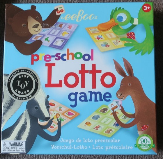 3 Pre-School Games; Things in My House, Lotto, Memory–All Complete