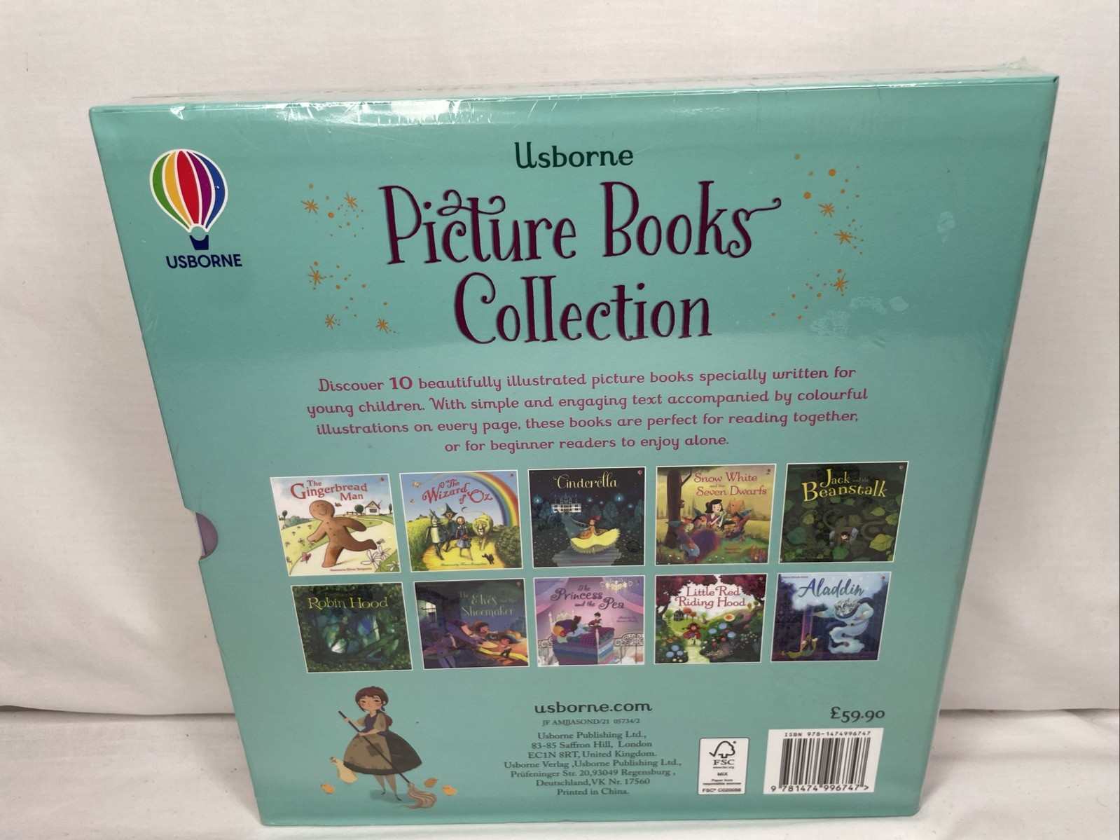 Usborne Picture Books Collection Of 10 Books New! Aladdin Robin Hood Cinderella