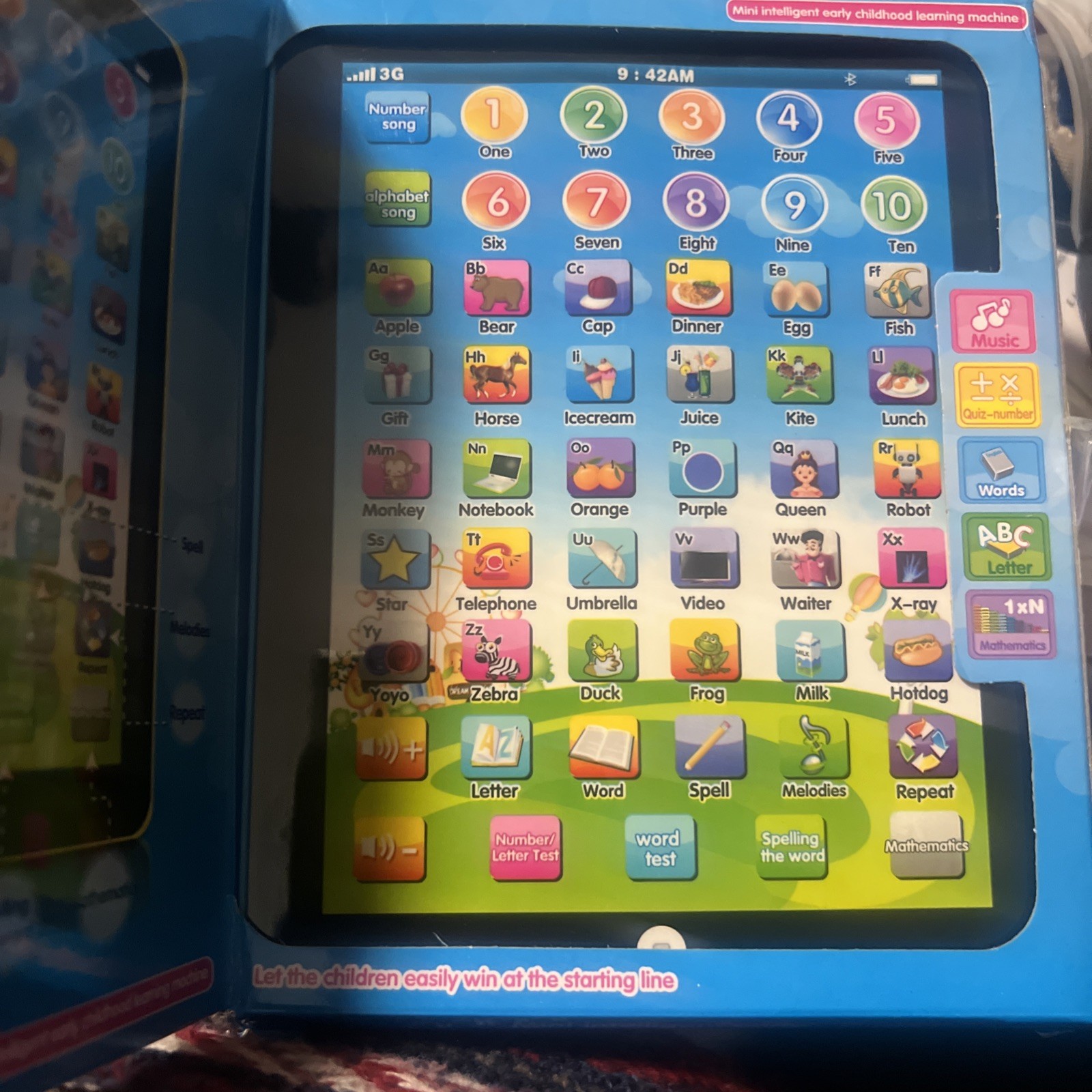 Mini Intelligent Childhood Learning Machine Tablet
