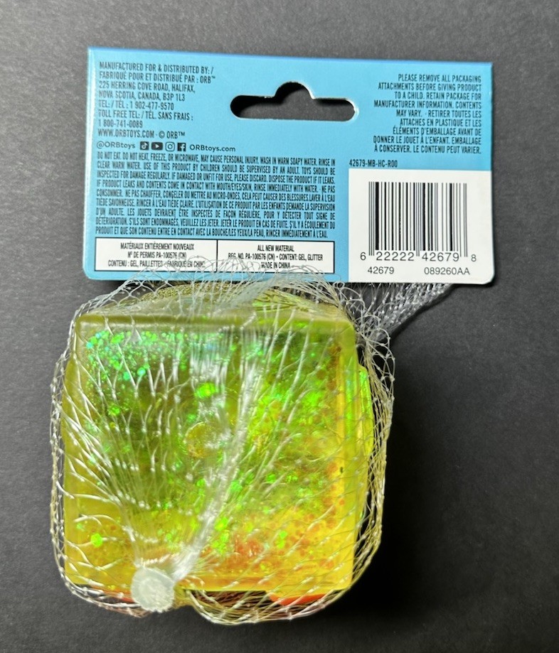 Sugar Swaps Duck Cube – Yellow -Squishy Fidget Sensory Toy