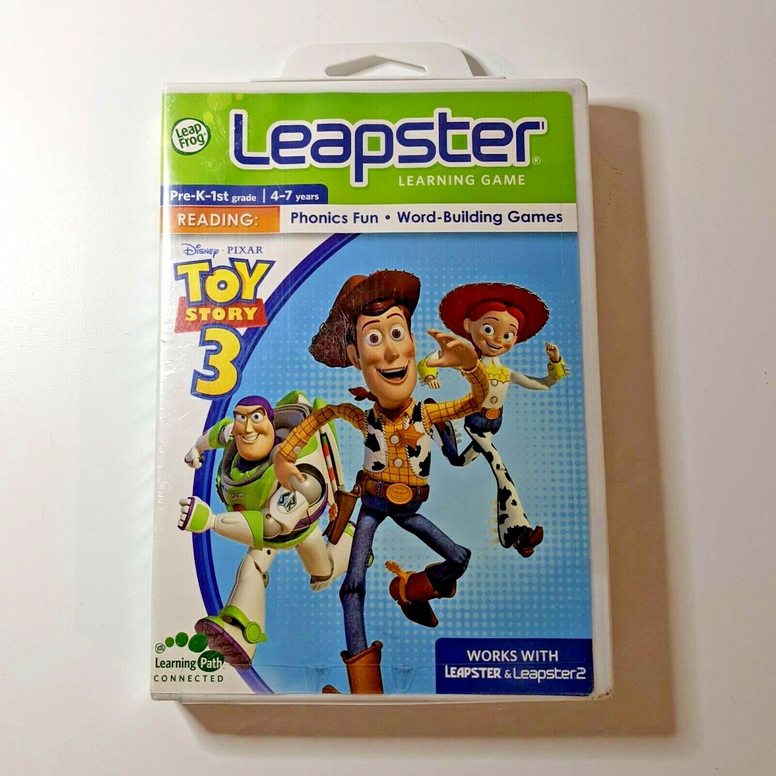 Leap Frog Leapster, Toy Story 3 Game, 4-7 Y, Disney Pixar, Works with Leapster 2