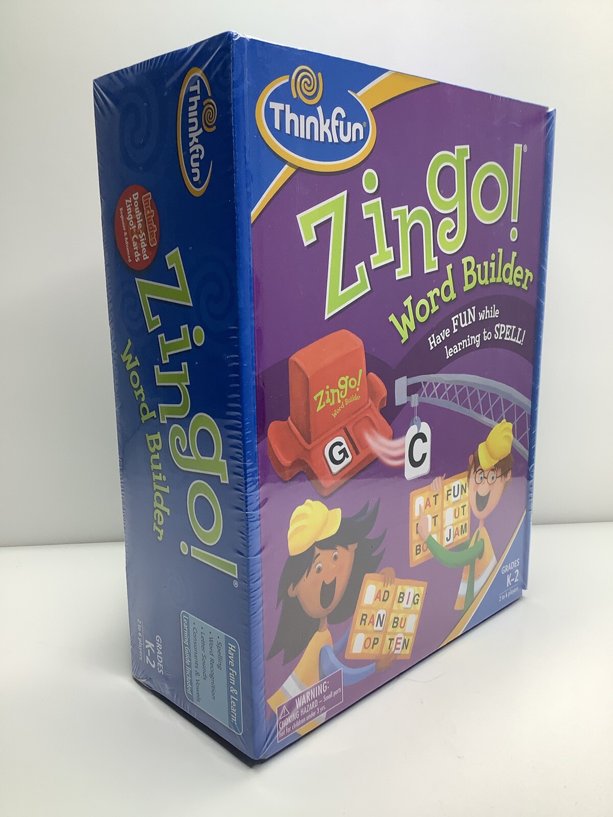 NEW Sealed ZINGO! Word Builder K-2 Spelling Game by Thinkfun 2-6 Players