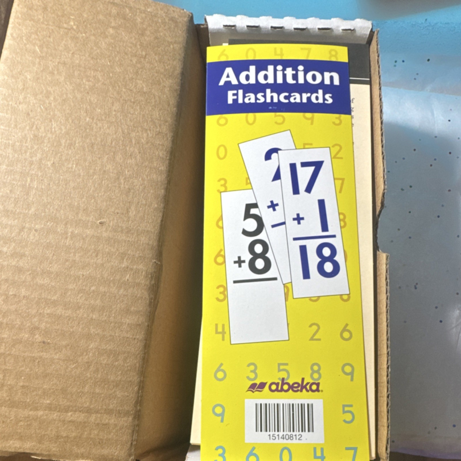 Abeka Addition Flashcards Mathematics Toy for Ages 4-7 8-11 Years
