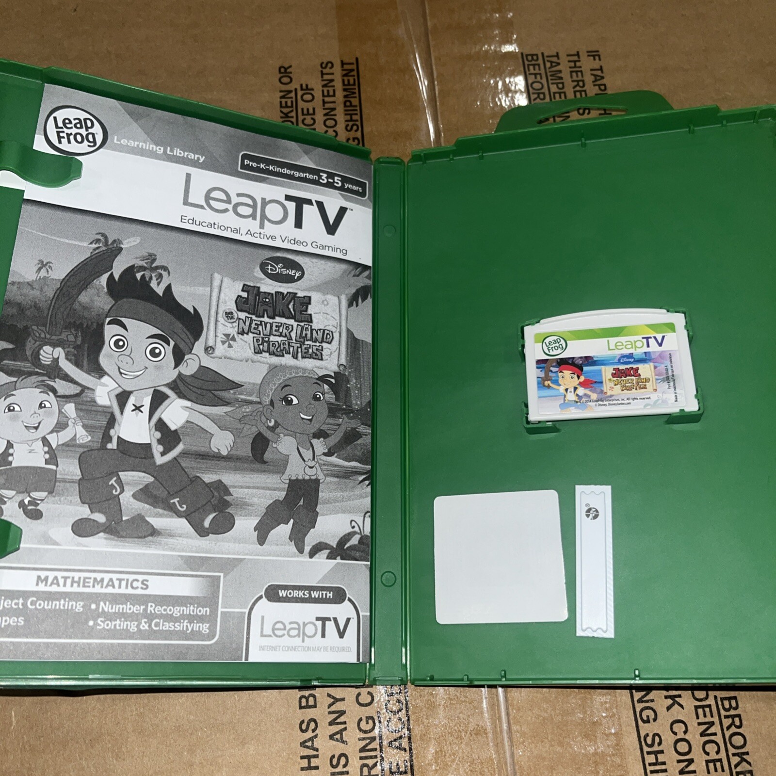 LeapTV LeapFrog Disney Jake and the Never Land Pirates Math Learning Games