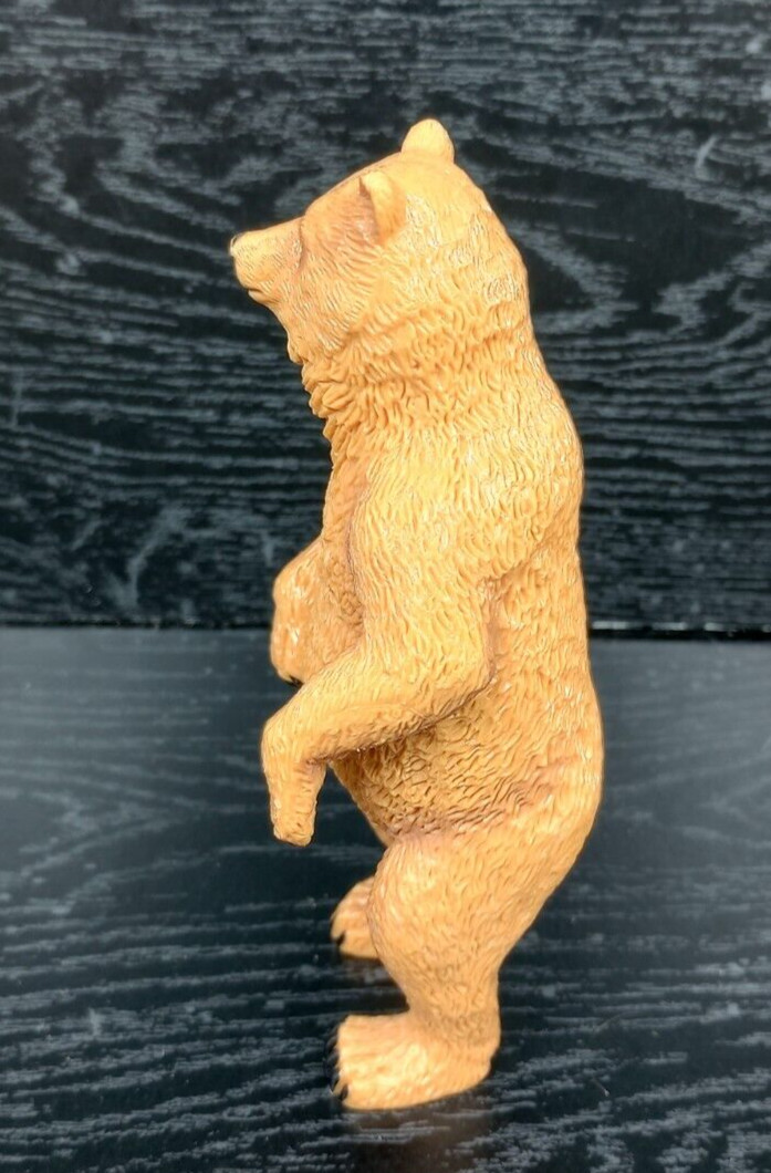 Terra By Battat Standing Grizzly Bear & Polar Bear Wildlife Diorama Figurine Lot