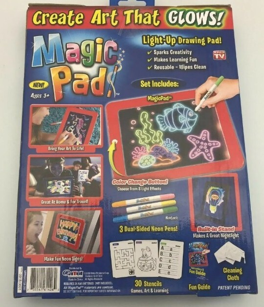 Magic Pad Illuminating Screen for Drawing, Sketching and Creating As Seen on TV