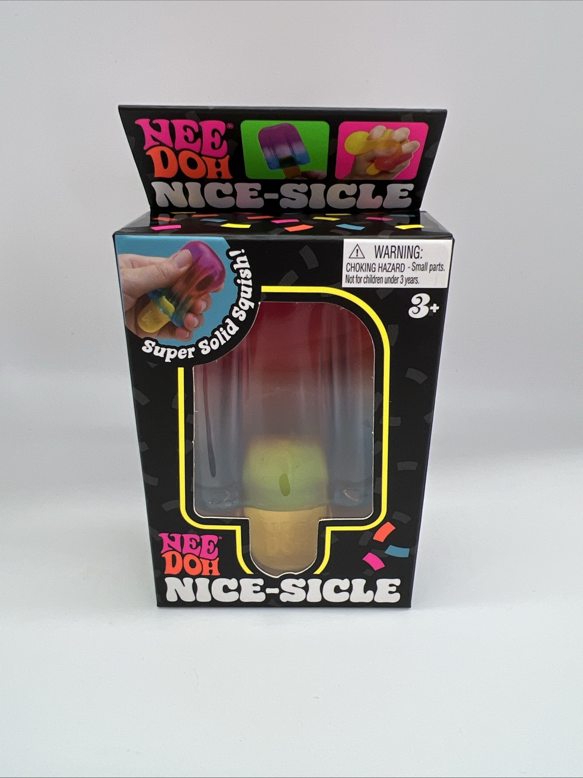 RARE MISPRINT! 😮 Nee Doh Nice-Sicle Popsicle NEEDOH -Red, White, and Blue ERROR