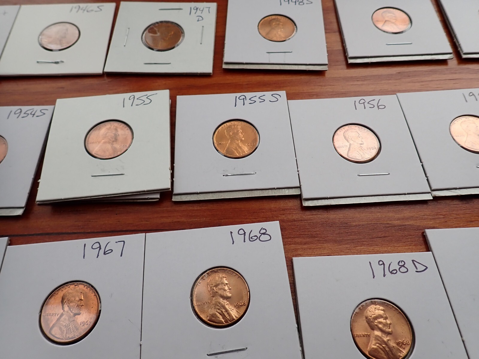 🔥 BU RED Lincoln Penny, Wheat Cent 1909 to 1974 Collection Sale You Choose !