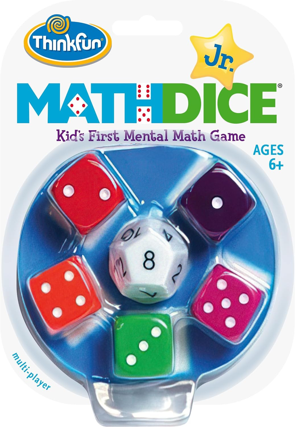 ThinkFun Math Dice Junior Game – Engaging Math Skills Builder | Perfect for K…
