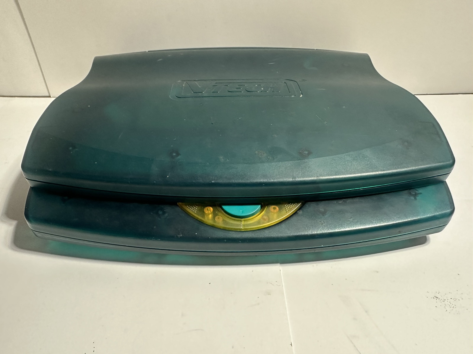 VTECH EP E-Power Kids Laptop – Retro Translucent Teal Green Tested Seems To Work