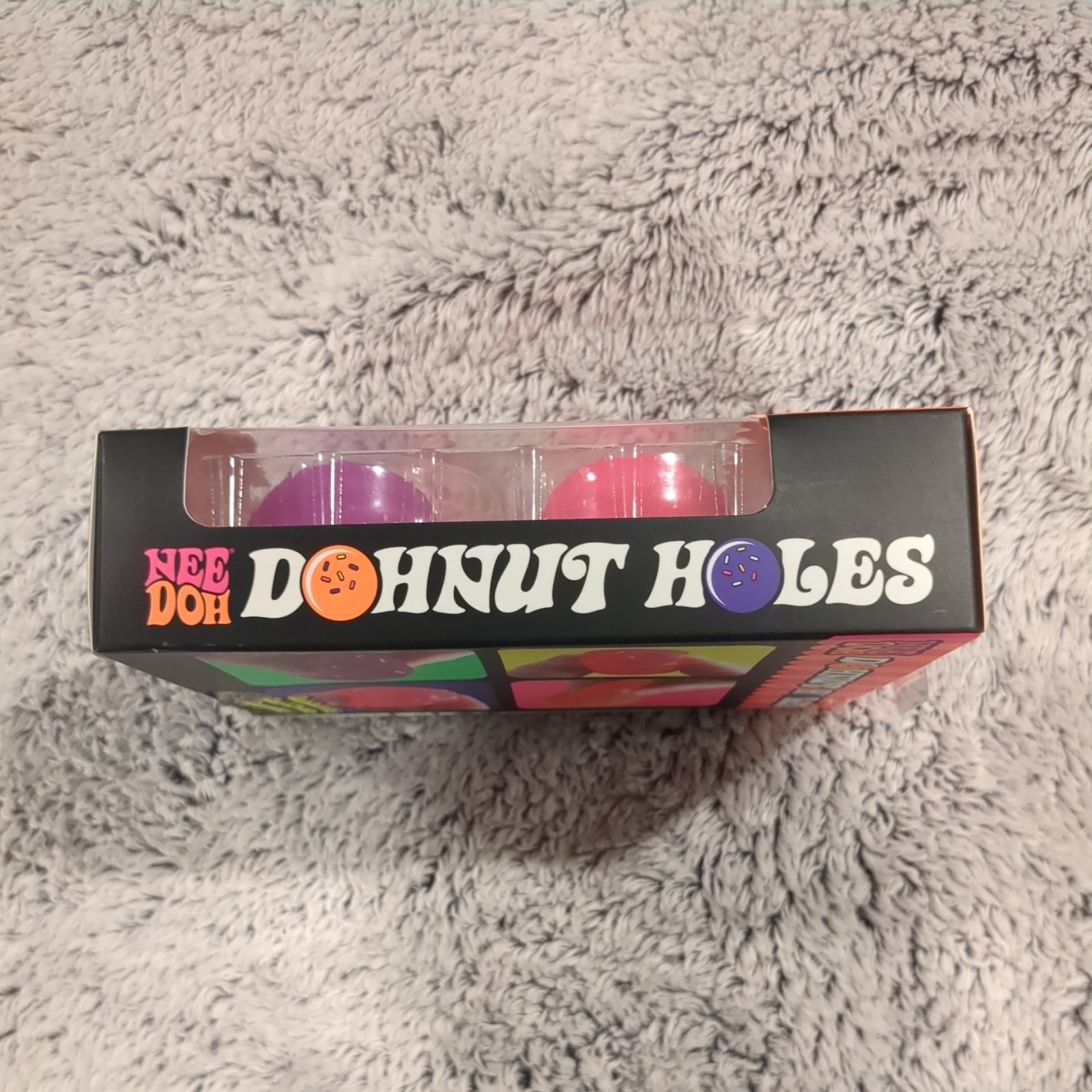 VIRAL NIB!!! Schylling NeeDoh Teenie Dohnut Holes 4 Pack NEE DOH 100% AUTHENTIC