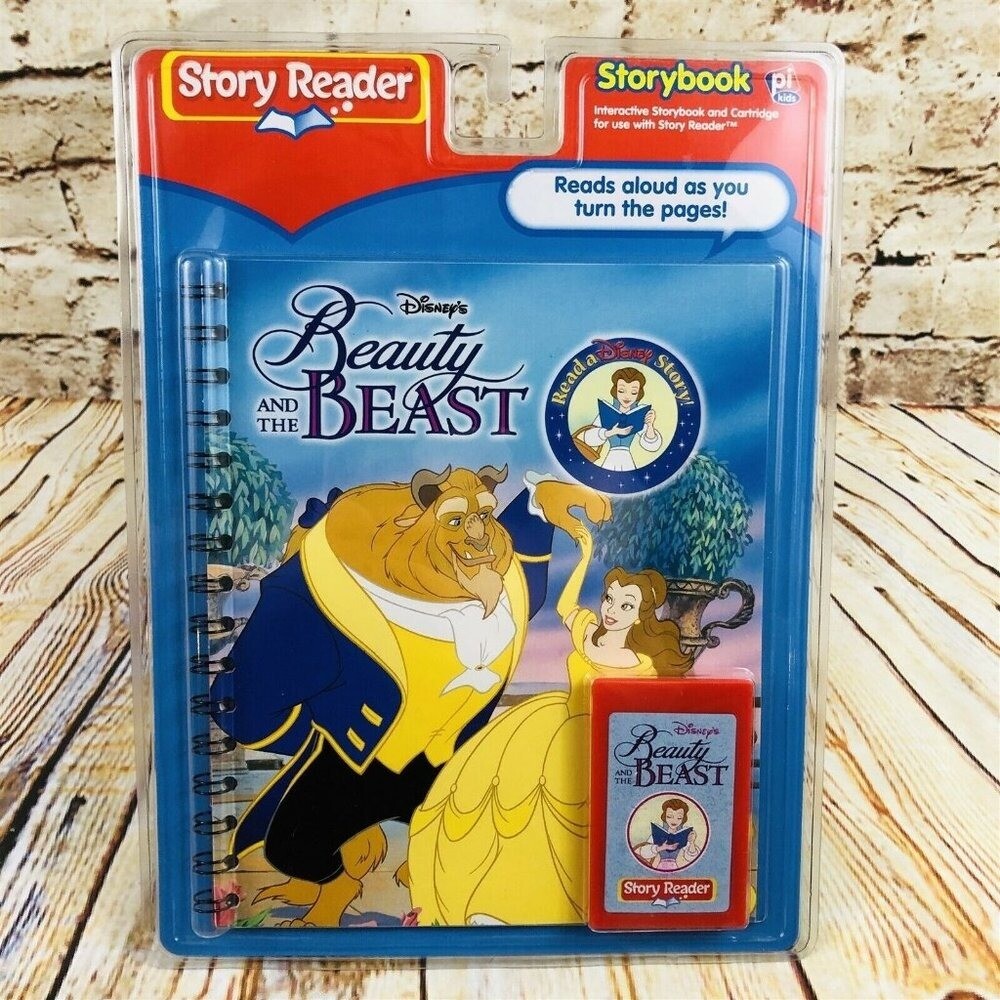 Disney Story Book Reader Storybook Beauty The Beast Interactive Cartridge NWT