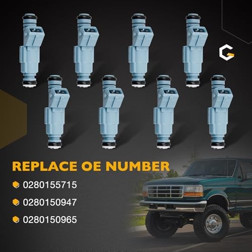 Fuel Injector 24LB 4 Holes 8Pcs | Replacement for 5.2 5.9 Dodge Dakota Durango