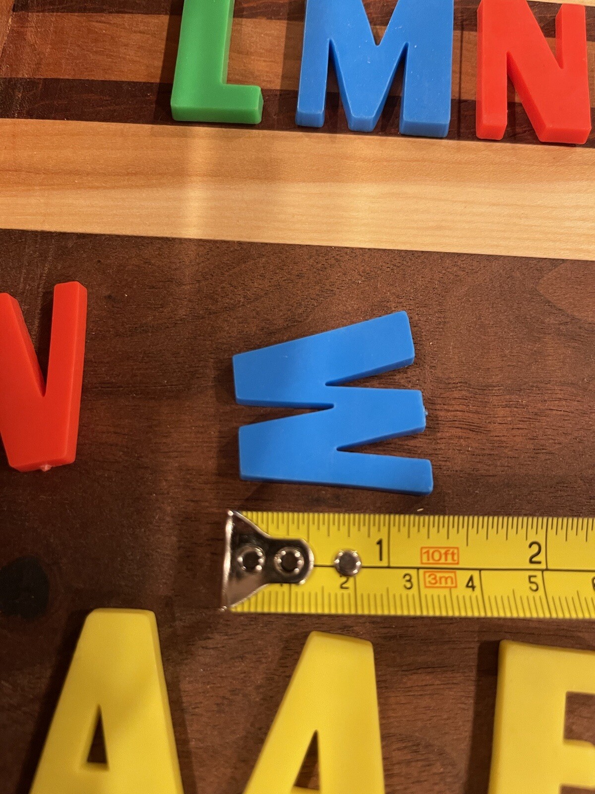 Alphabet Letters Refrigerator Fridge Magnets 1 1/4” FREE SHIPPING