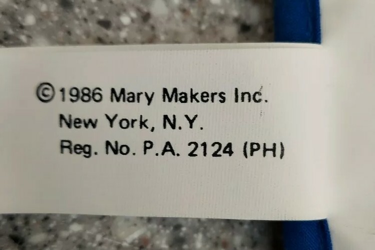 Mary Makers Sofstix ABC’s Cloth Alphabet Letters Kids Spelling Writing Aid 1986