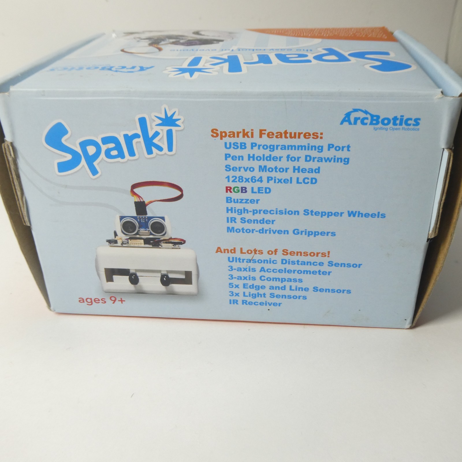 Sparki Robot Kit ArcBotics Arduino STEM Coding UNTESTED