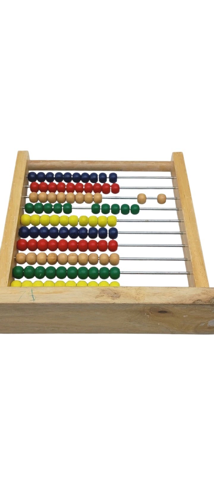Melissa & Doug Abacus Classic Wooden Educational Counting Toy With 100 Beads