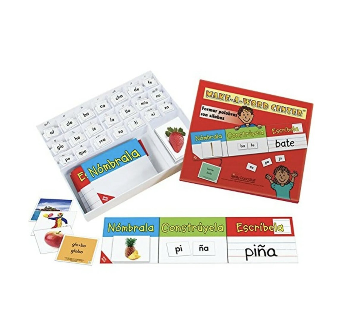 Really Good Stuff Formar Palabras Con Sílabas en Espanol (Make-A-Word Center NEW
