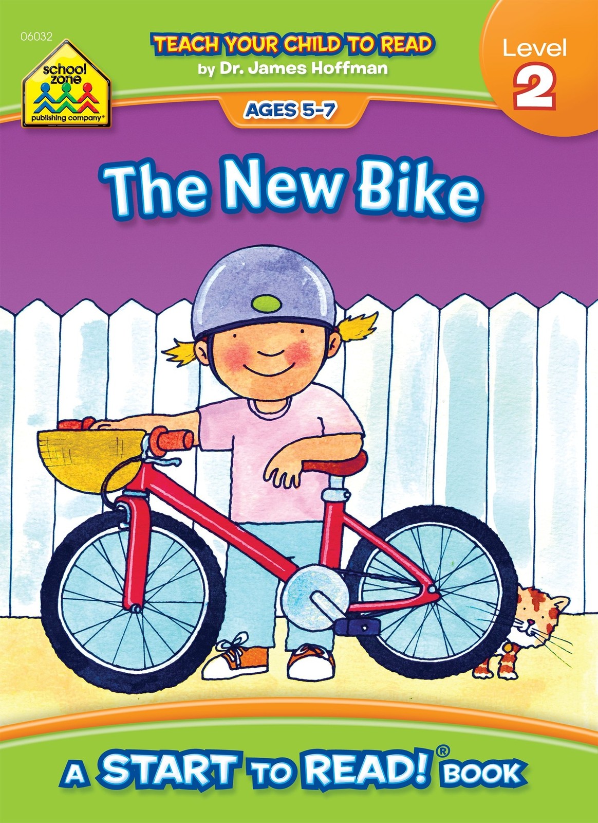 School Zone The New Bike, Start to Read! Book Level 2: Ages 5 7, Rhyming,…