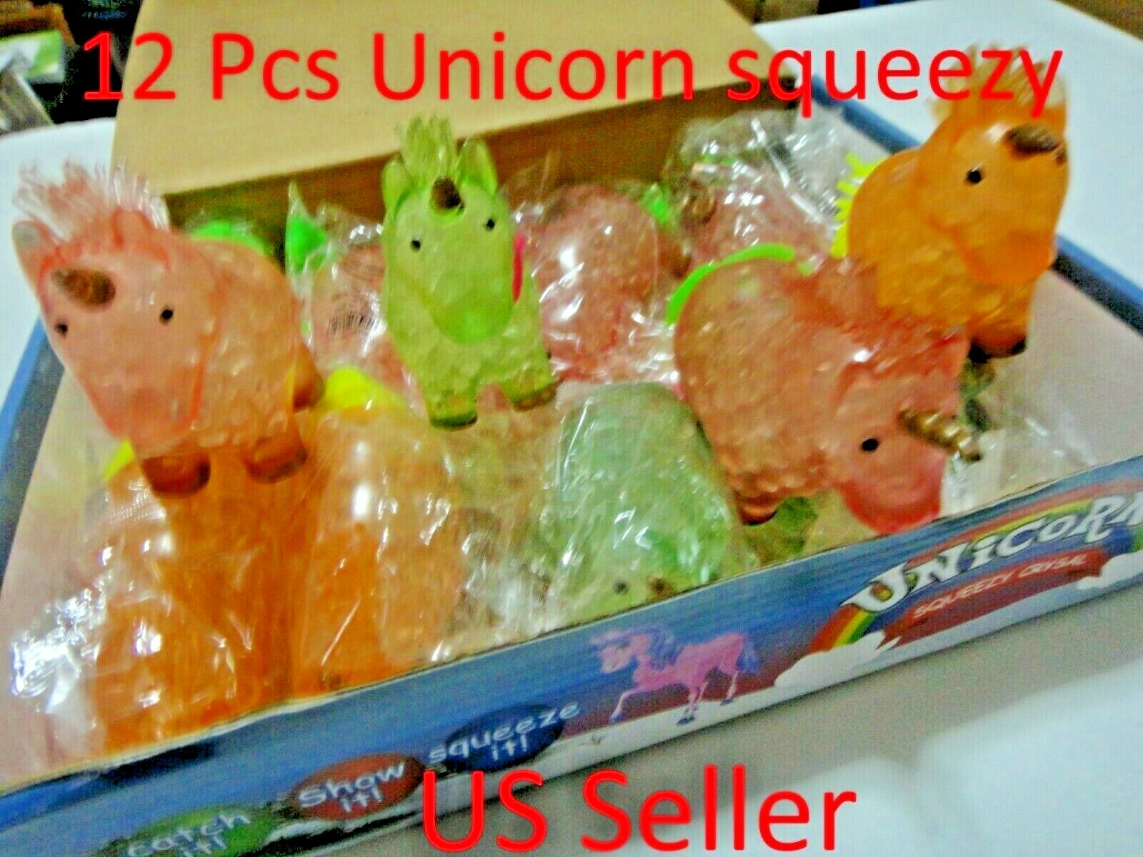 12 Pcs Squishy Mesh sensory stress reliever toy autism squeeze anxiety Uncorn