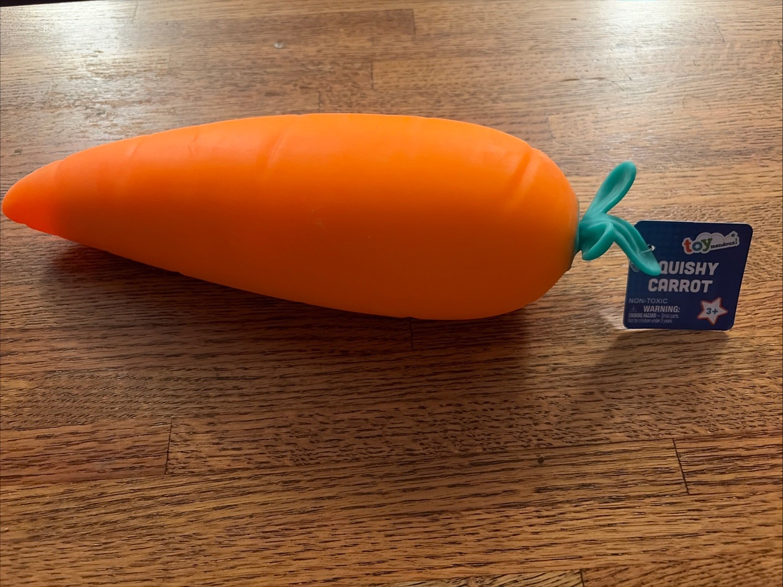 ToyMendous Jumbo Carrot Squishy Toy Squeeezy Squeeeze Fidget Stress Relief 🥕 🥕