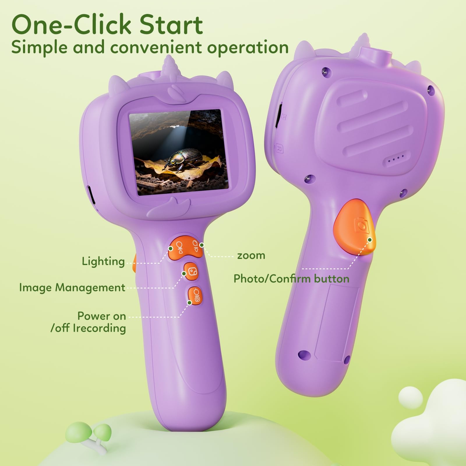 Kids Borescope Toys Camera with Light for 4-10 Years Old Boys Girls Birthday Gif