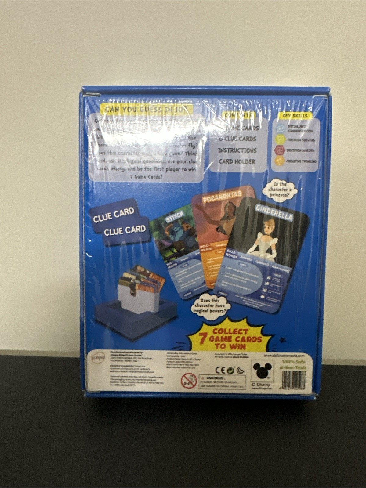 Skillmatics Guess in 10 Card Game DISNEY EDITION 2-6 Player Age 6-99 NIB! (F5)