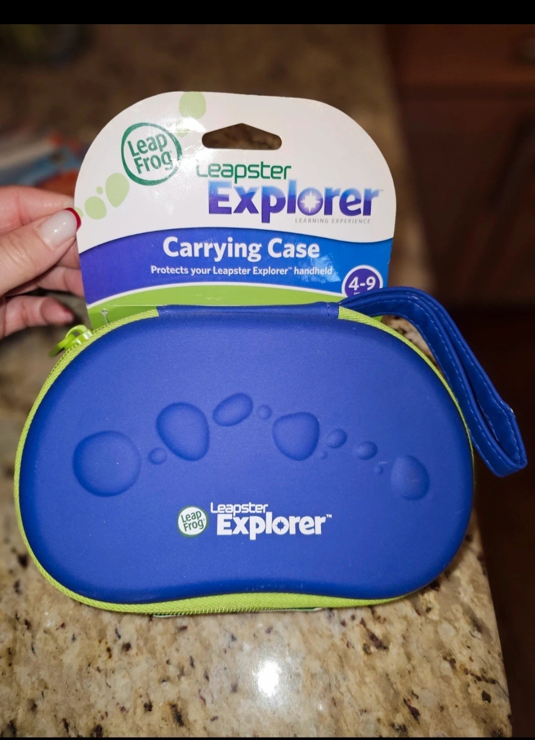 LeapFrog Leapster Explorer Carrying Case Blue/Green for Ages 4-7 8-11 Years