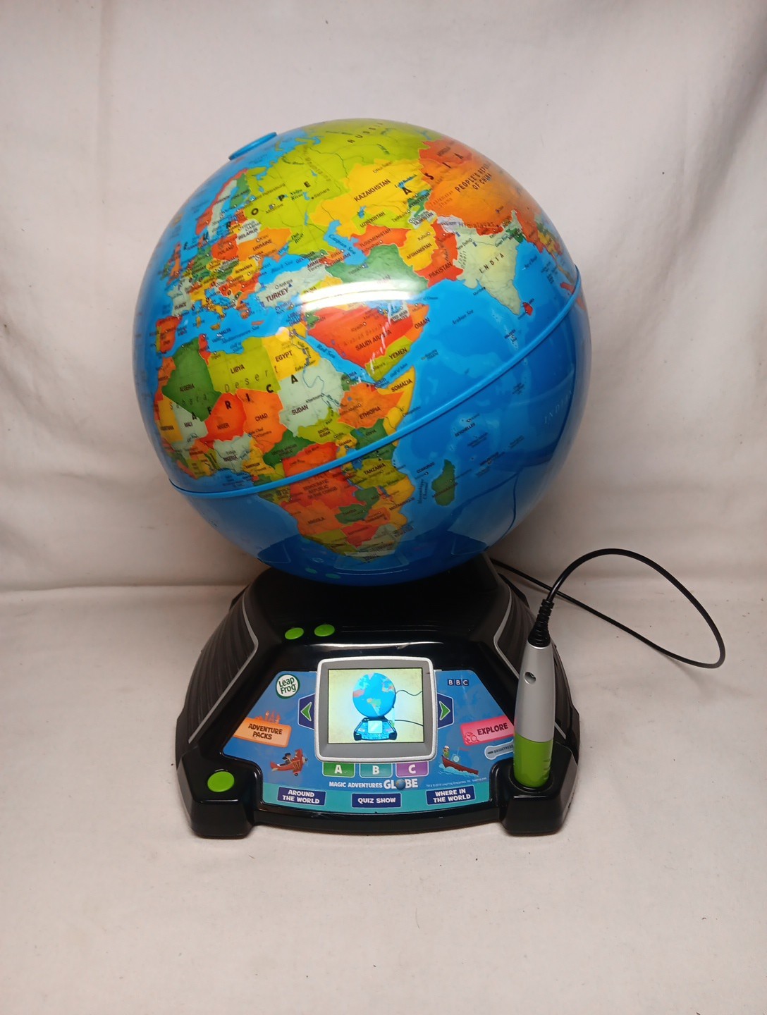 LeapFrog Magic Adventures Globe 2.8″ Video Screen BBC Videos Interactive Games