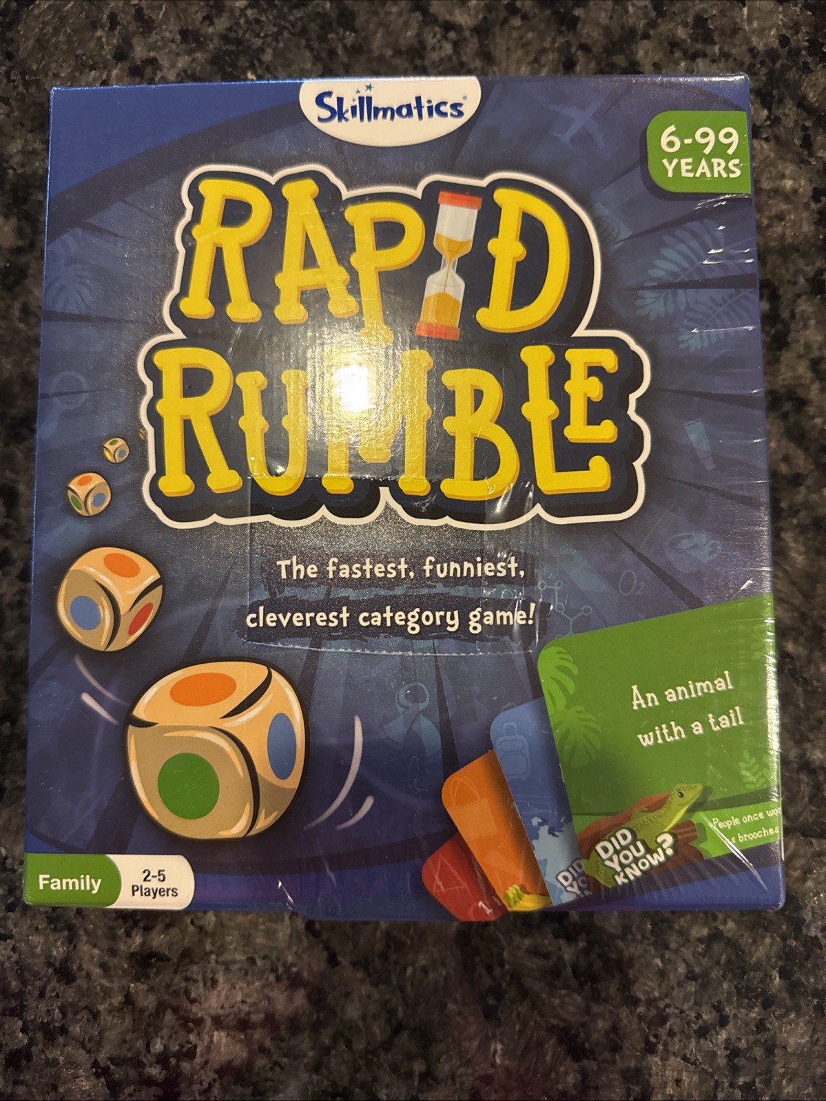 Rapid Rumble Board Game Educational Gifts for 6 Year Old And Up, New Sealed