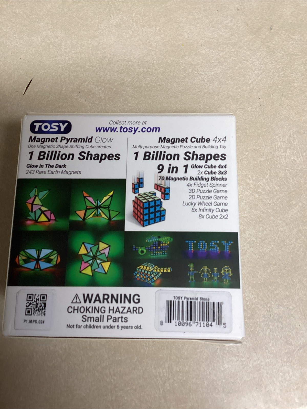 TOSY Magnet Pyramid Stone – 1 Cube Transforms into 1 Billion Shapes,