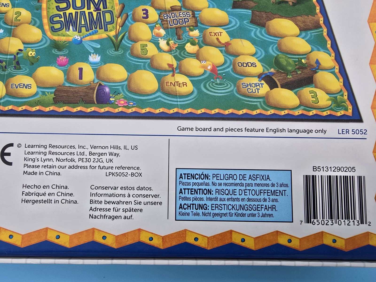 Learning Resources Age 5+ Sum Swamp Addition & Subtraction , 2- 4 Players