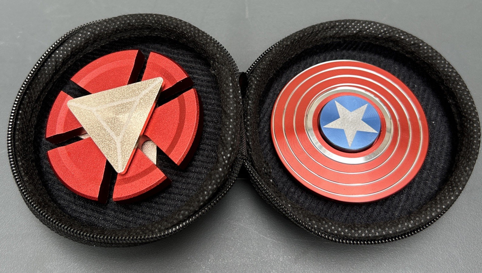 Fidget Spinner Anxiety Spinning Toy Marvel Avengers Iron Man Capt America