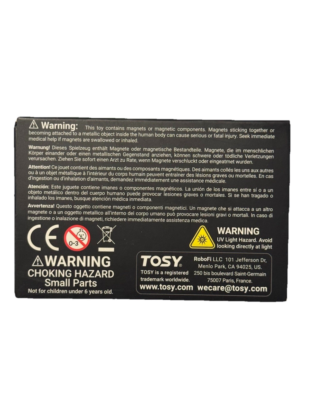 NEW – TOSY Magnet Pyramid Glow Cube Transforms into 1 Billion Shapes 12 Pieces