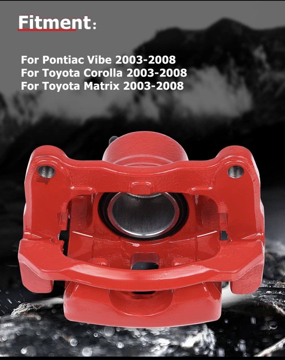 cciyu 19B2698 19B2699 Front Left & Right Brake Calipers With Bracket For Pontiac