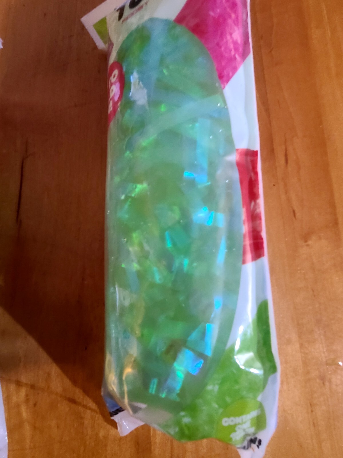Big Time Toys Jumbo Water Tube Fidget/Sensory Toy Water Tubes Shiny Foil -2 Pack