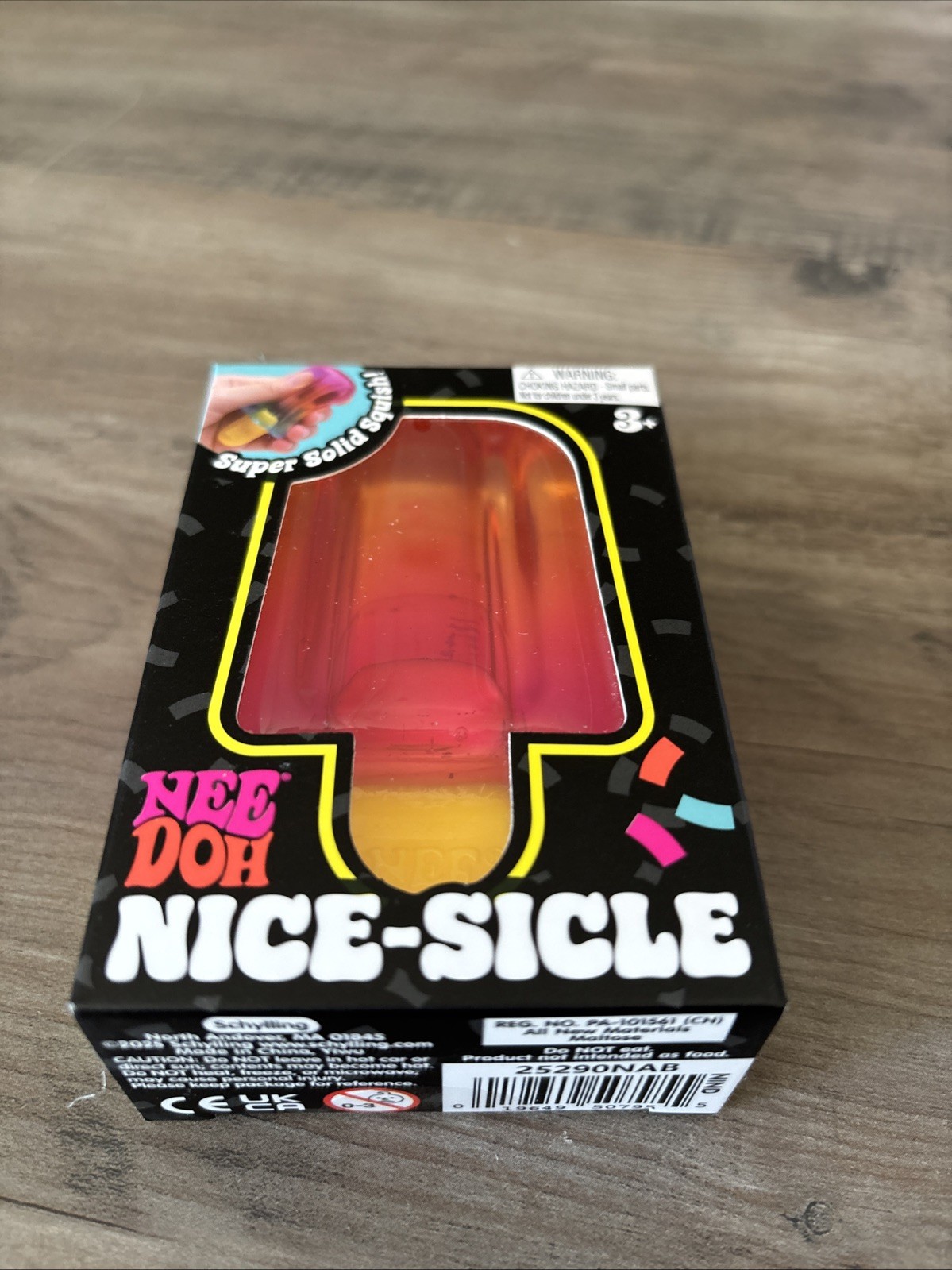 Nee Doh Nice-sicle Pink And Yellow Multi Color Hard To Find