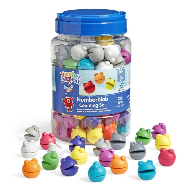 Hand2Mind Numberblocks Numberblob Counting Set – 120pc: Math Kit for 3rd Grade