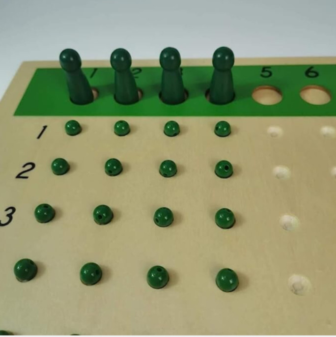 Bundled Wooden Montessori Math Multiplication & Division board game ( Premium)