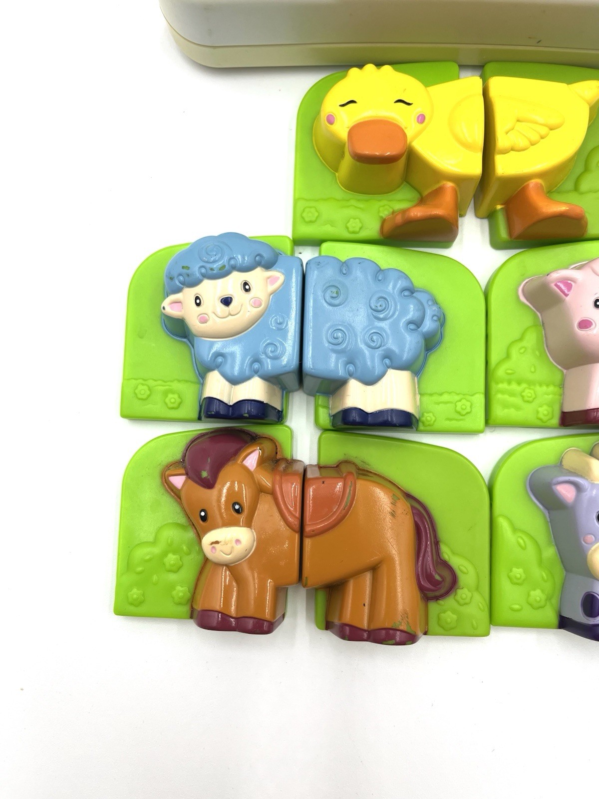 Vintage LeapFrog Fridge Farm Magnetic Animals Barn Toy Complete Set – Working