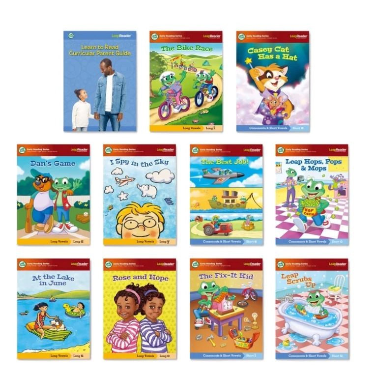 LeapFrog LeapReader Learn-to-Read 10-Book Mega Pack Plastic, Paper with Accessor