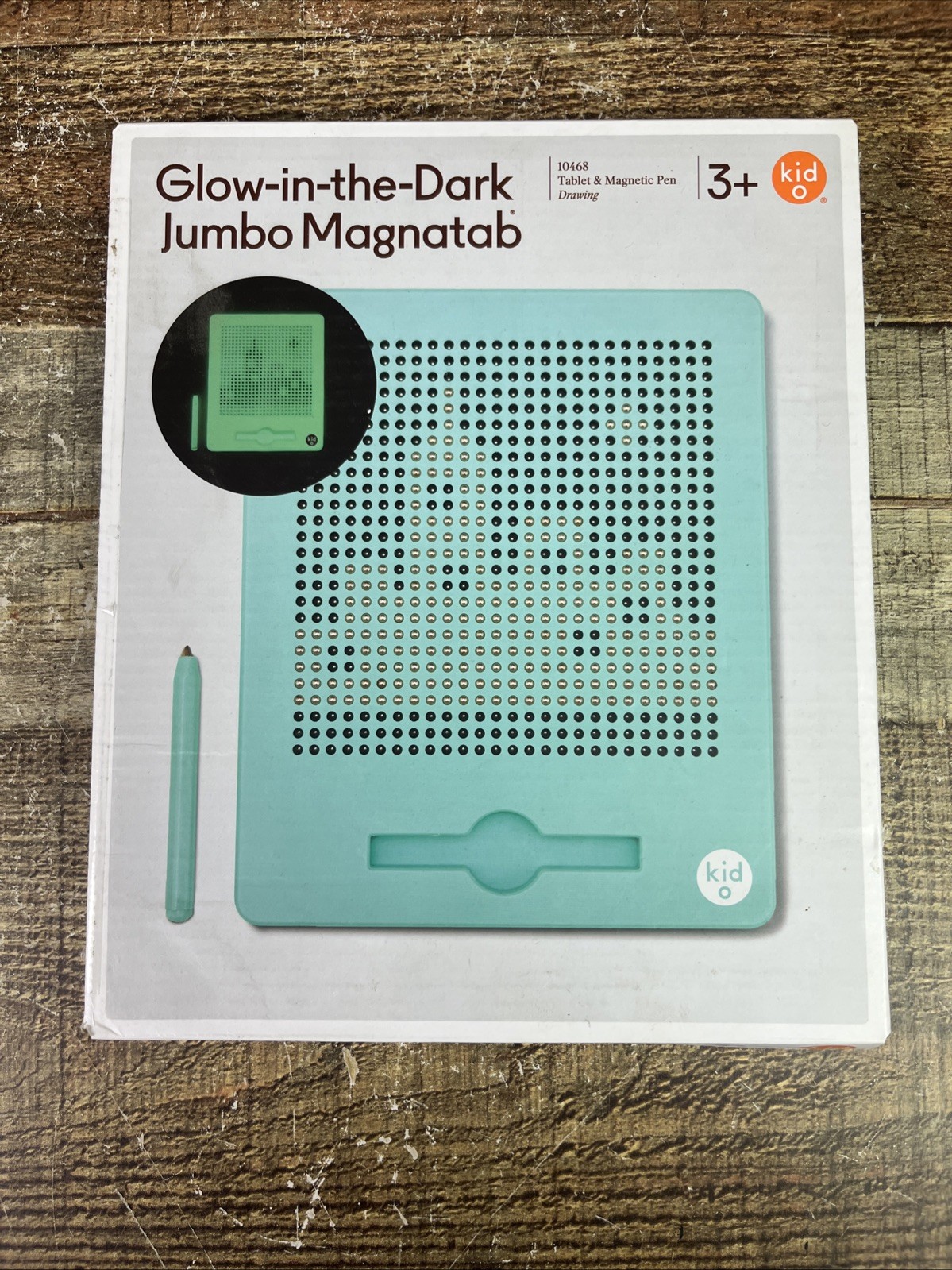 Kid O Free Play Magnatab Glow in the Dark 26×26 Grid Tablet & Magnetic Pen Toy