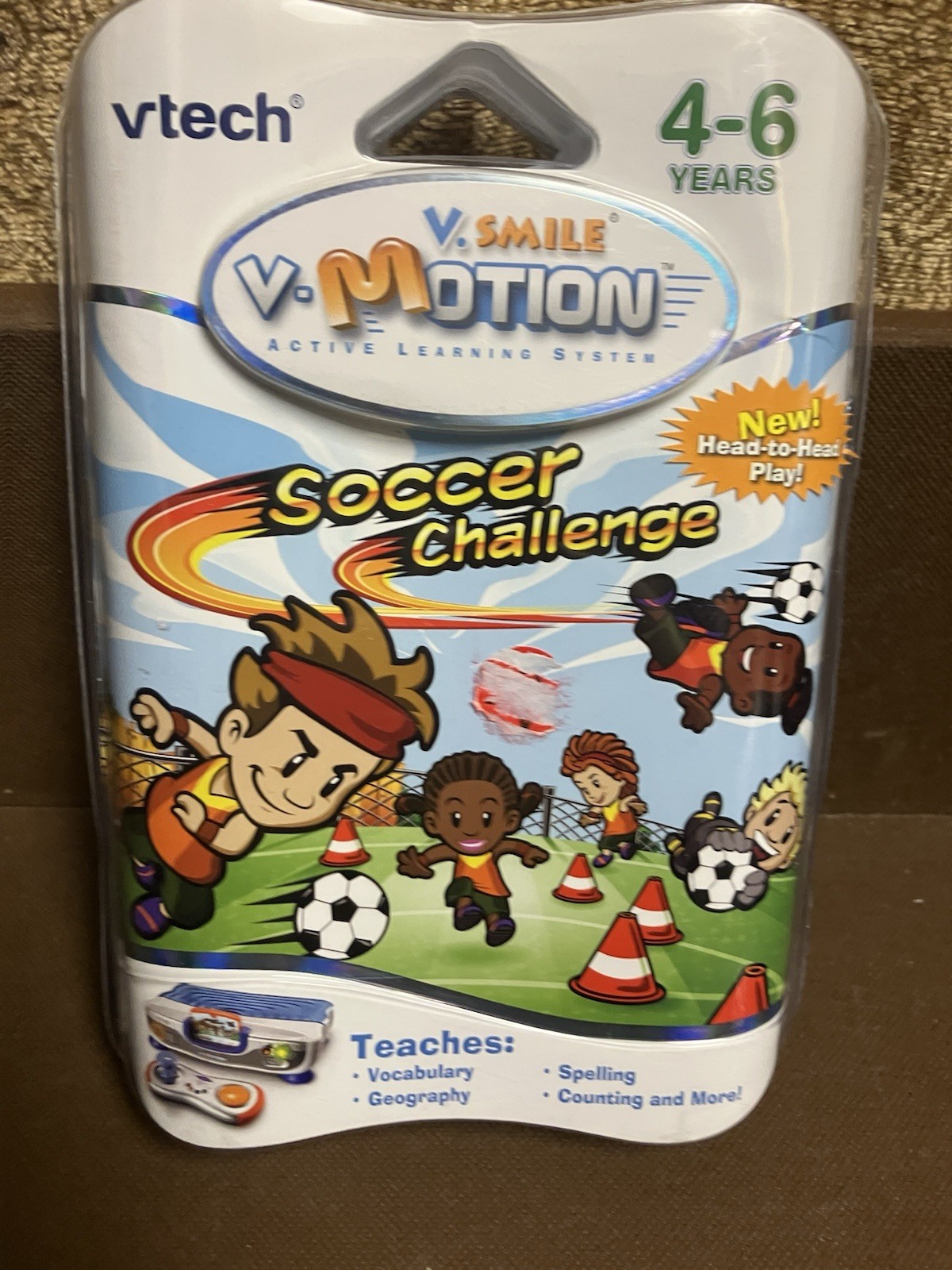 Vtech V.Smile V.Motion Soccer Challenge 4-6 Years New Sealed