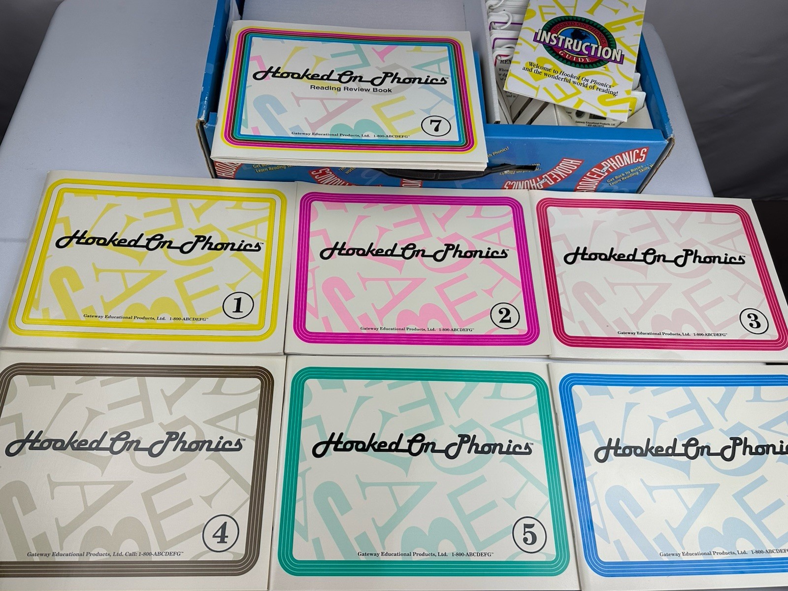 Hooked On Phonics Set W/ Original Box Back To Basics Cassettes Teaching