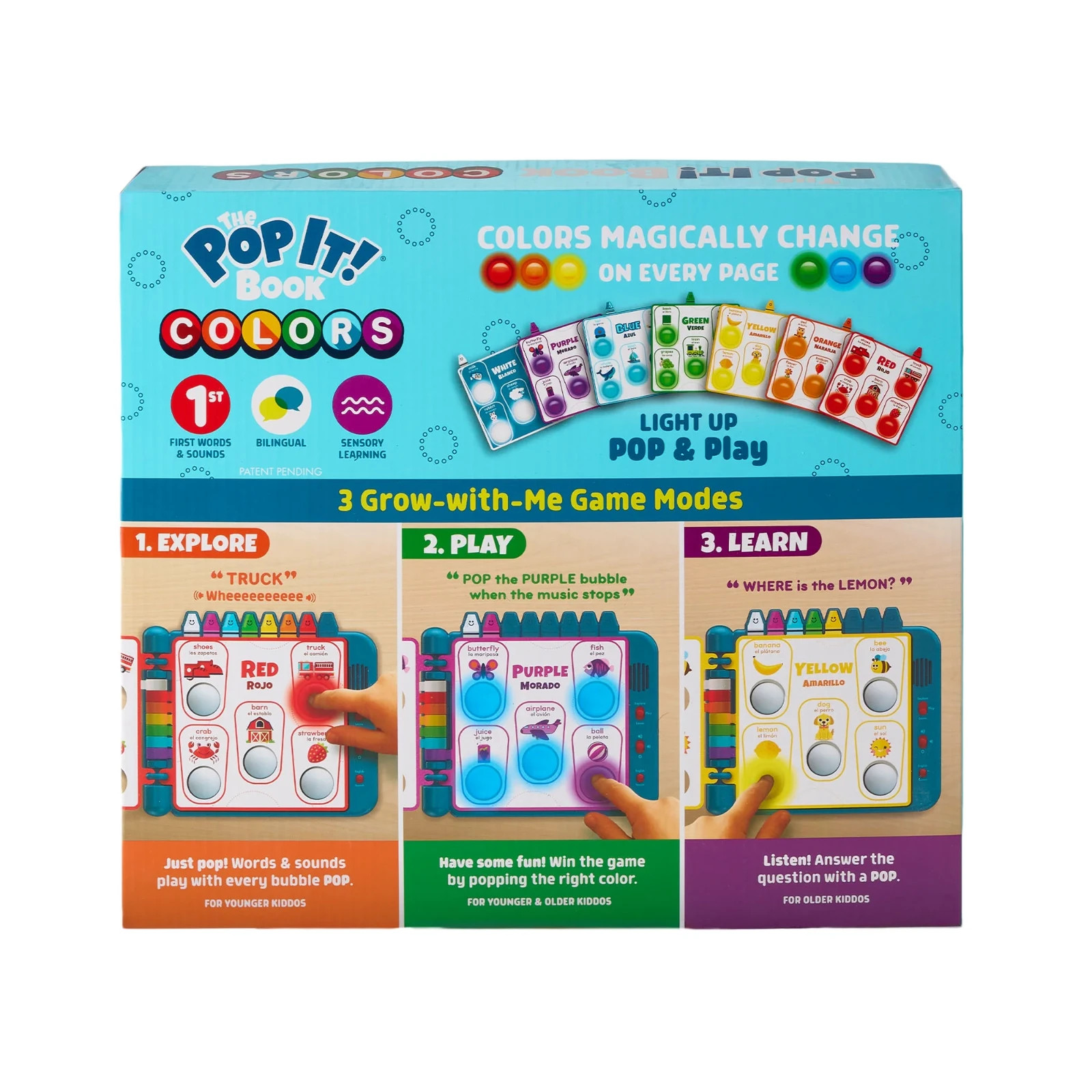 Learning Book for Children Ages 1-4 and up with 3 Modes of Play by Buffalo Games