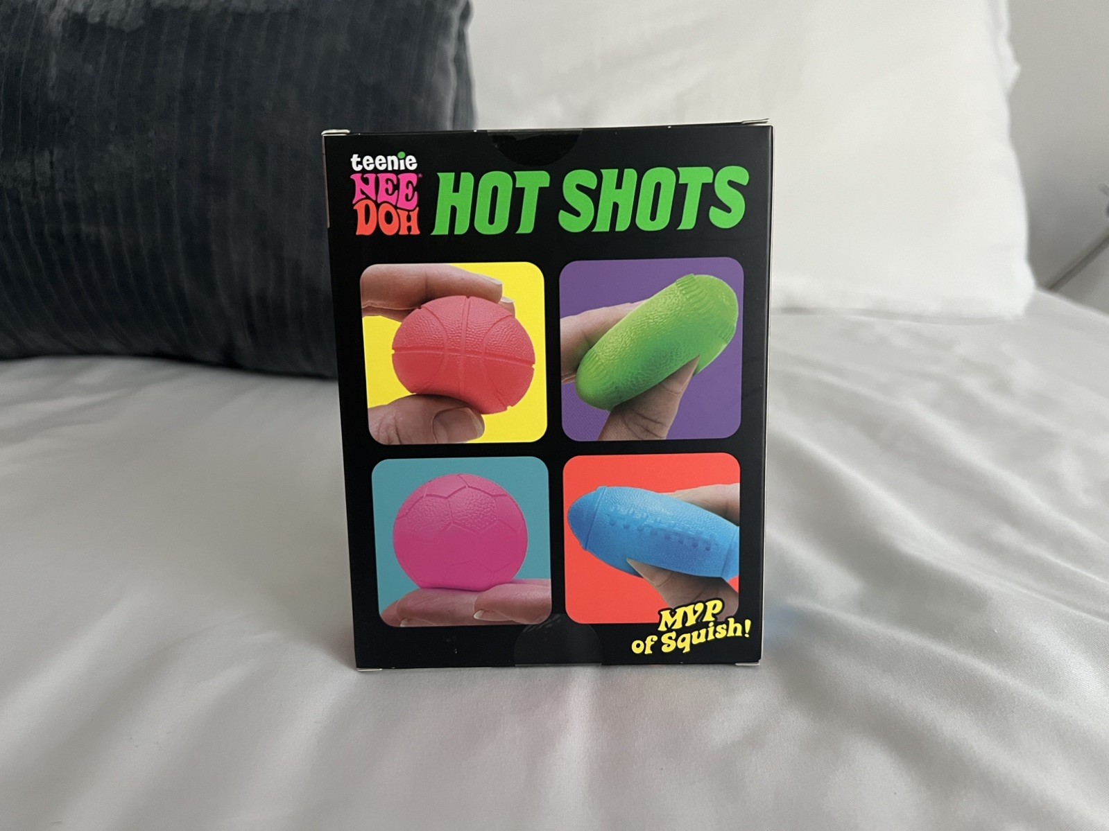 NeeDoh Teenie Hot Shots Squishy Sport Balls NEW Aunthentic