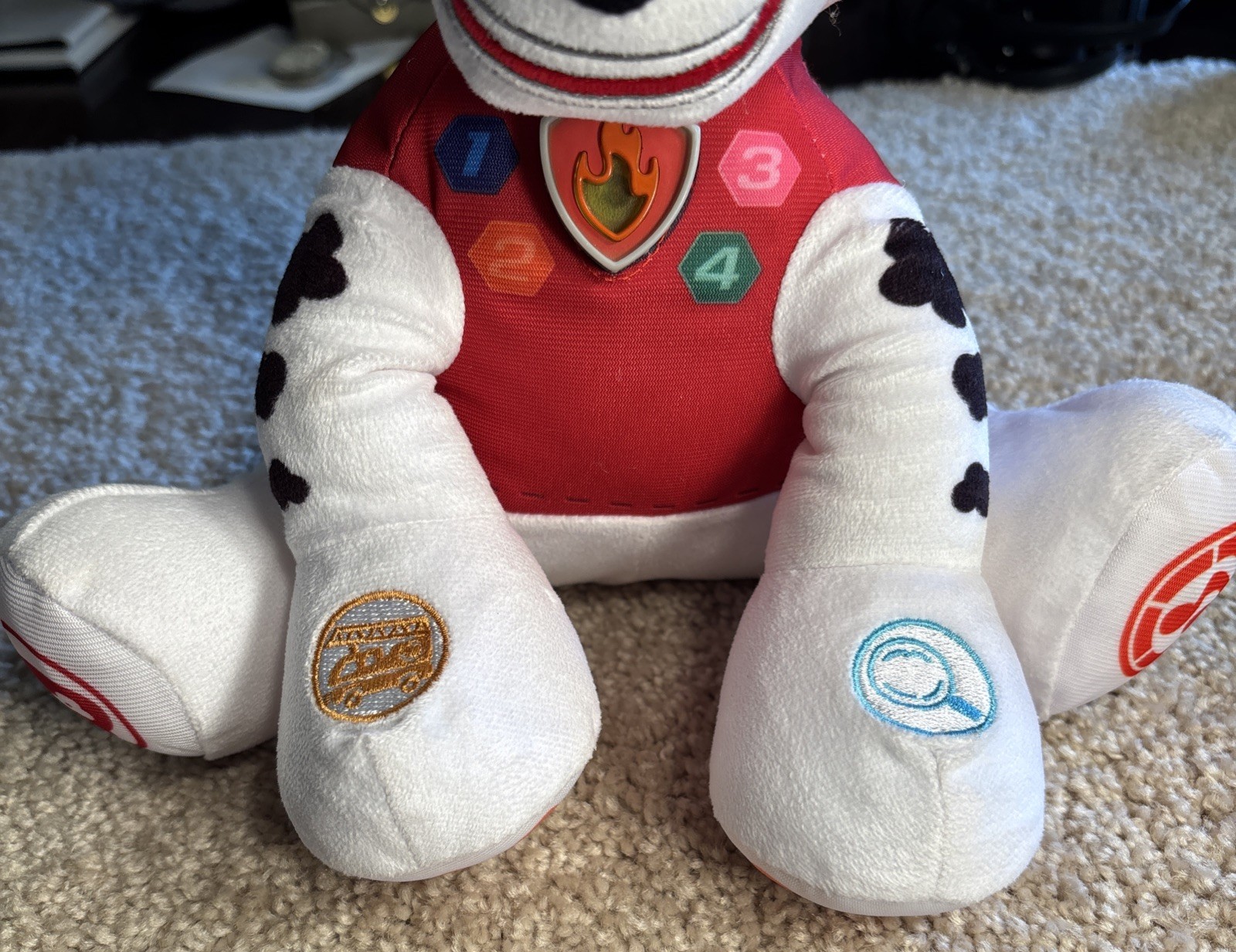 VTech Paw Patrol Marshall’s Read To Me Adventure 12″ Plush Stuffed Animal TESTED