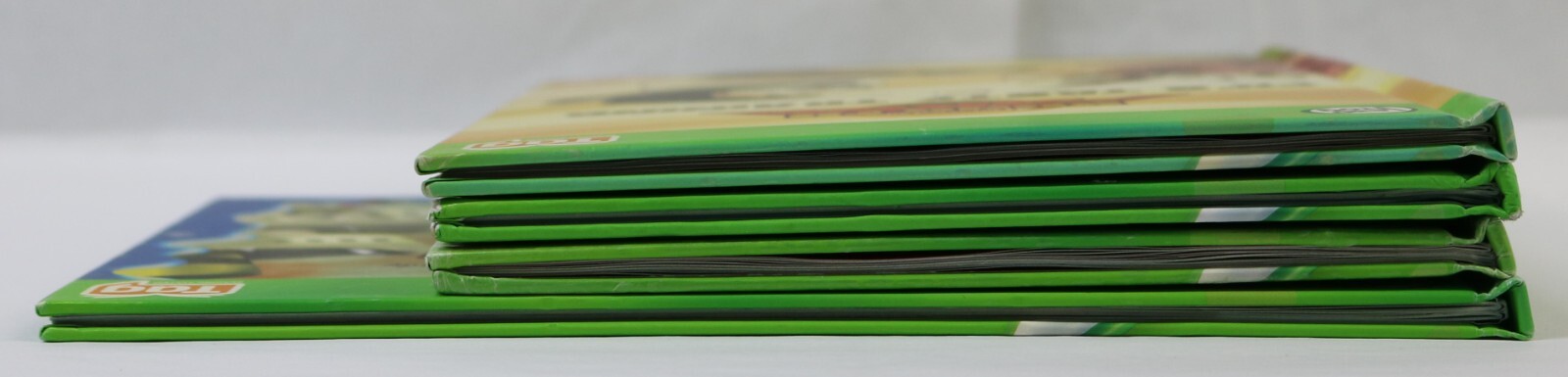 Lot 4 Leapfrog Tag Reader Books Click Clack Moo,Kung Fu Panda, Spongebob, Walter