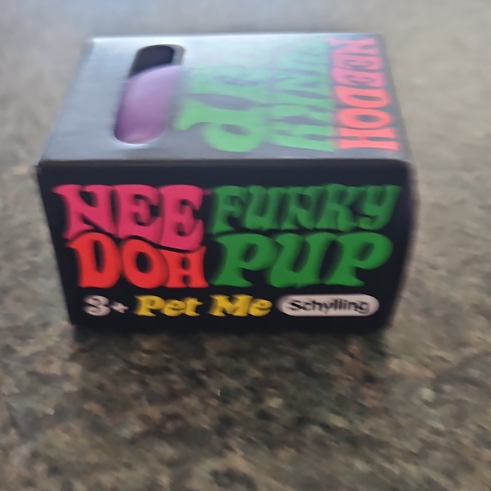 NeeDoh Funky Pup Purple Squeeze Toy