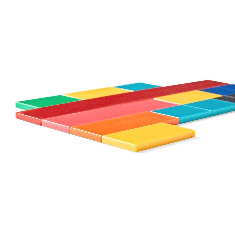 Durable Plastic Fraction Tiles for Hands-On Learning – Montessori 4th Grade Set